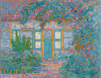 Kleines Haus im Sonnenlicht, ca. 1910
